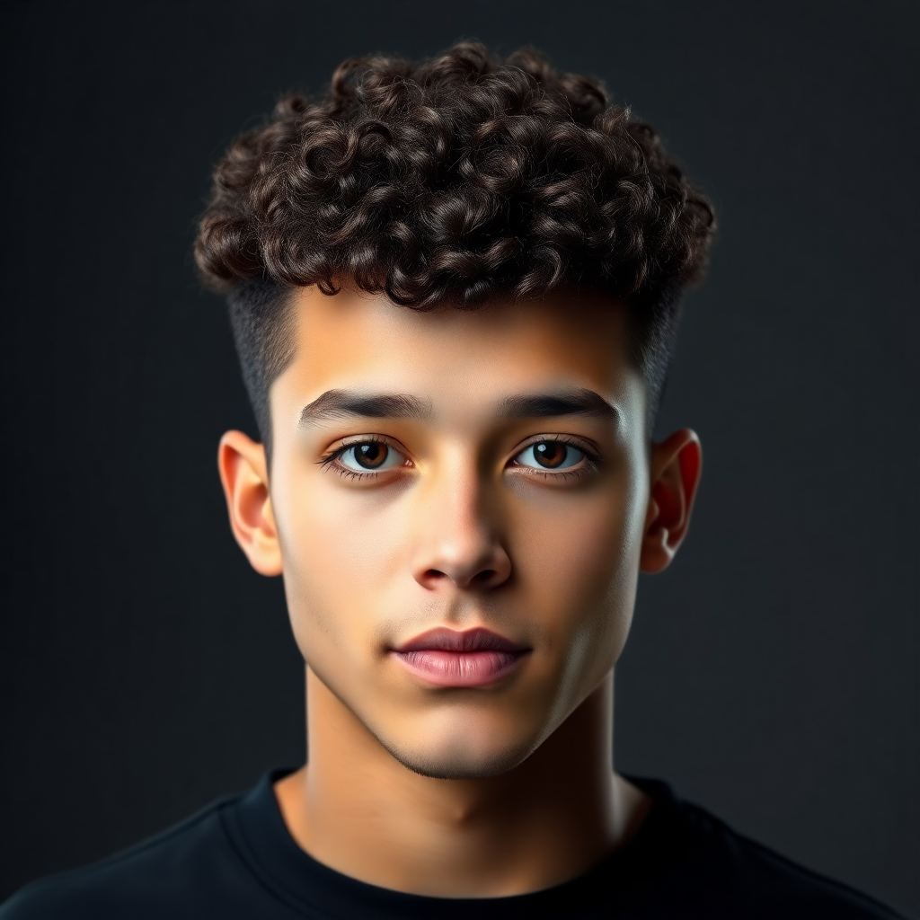 Curly Broccoli Cut With Tapered Sides