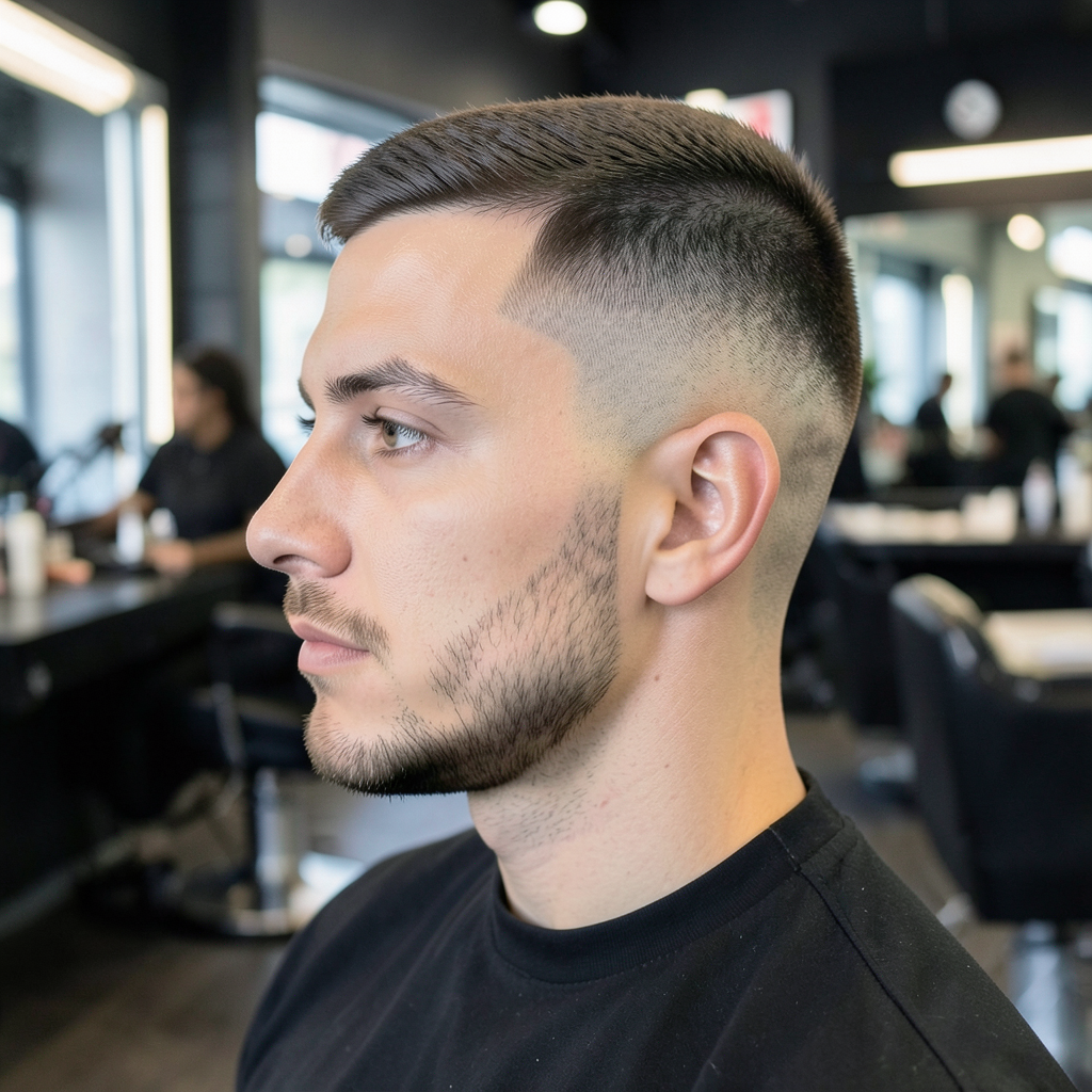 High and Tight With a Blended Skin Fade