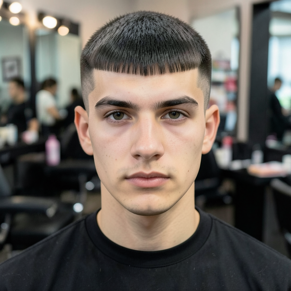 Textured Crop With a Mid Fade