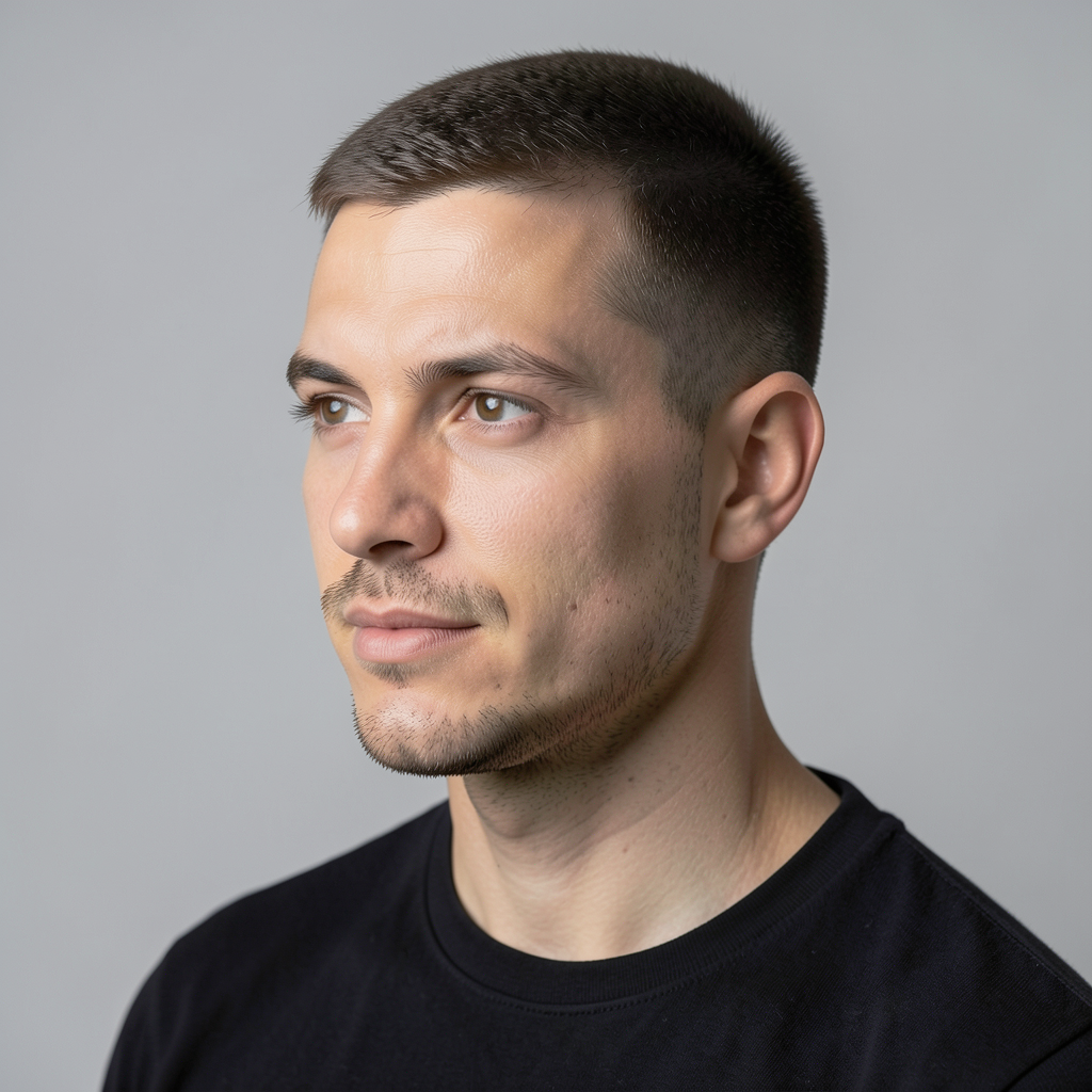 Short Back and Sides With Natural Texture