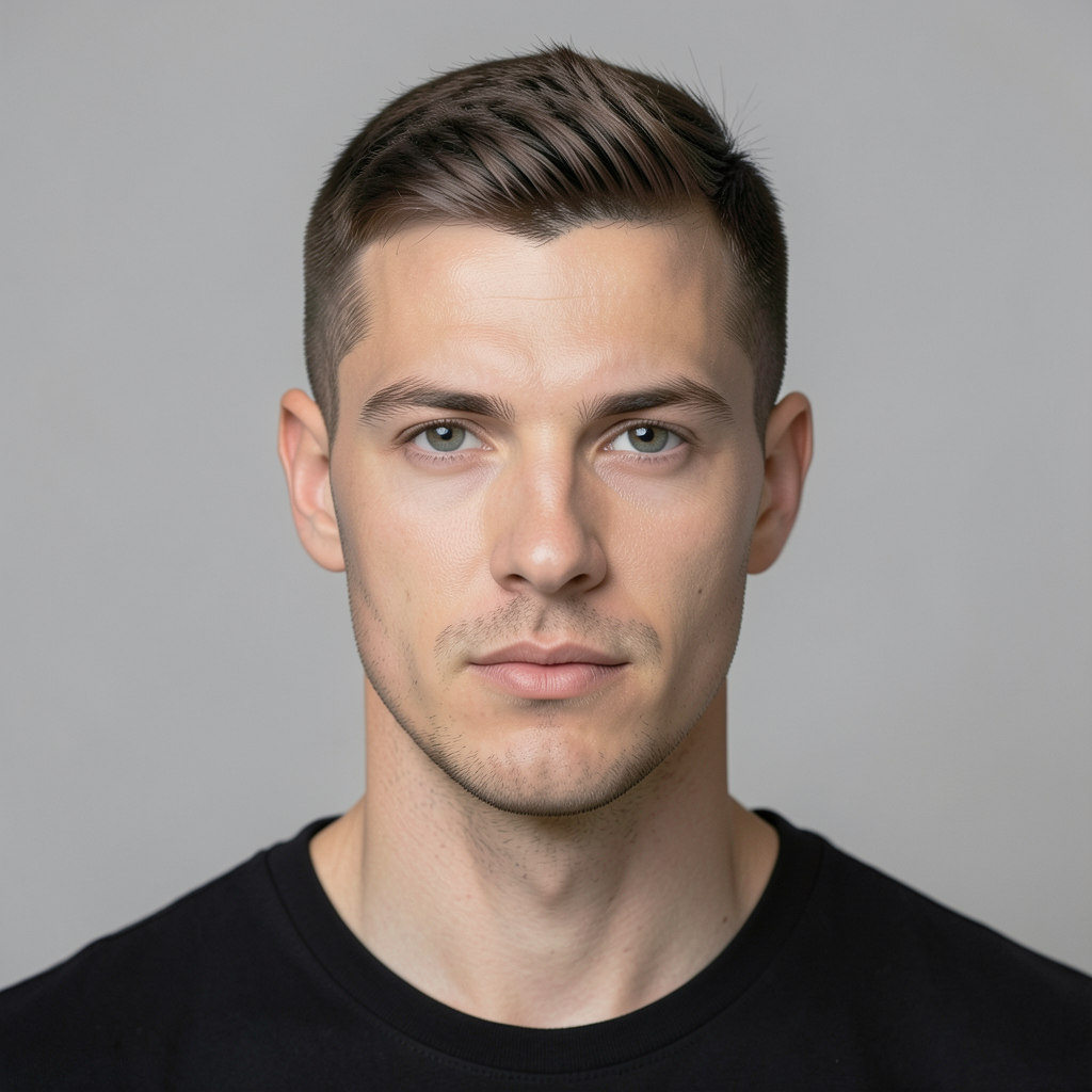 Comb-Over With a Low Drop Fade