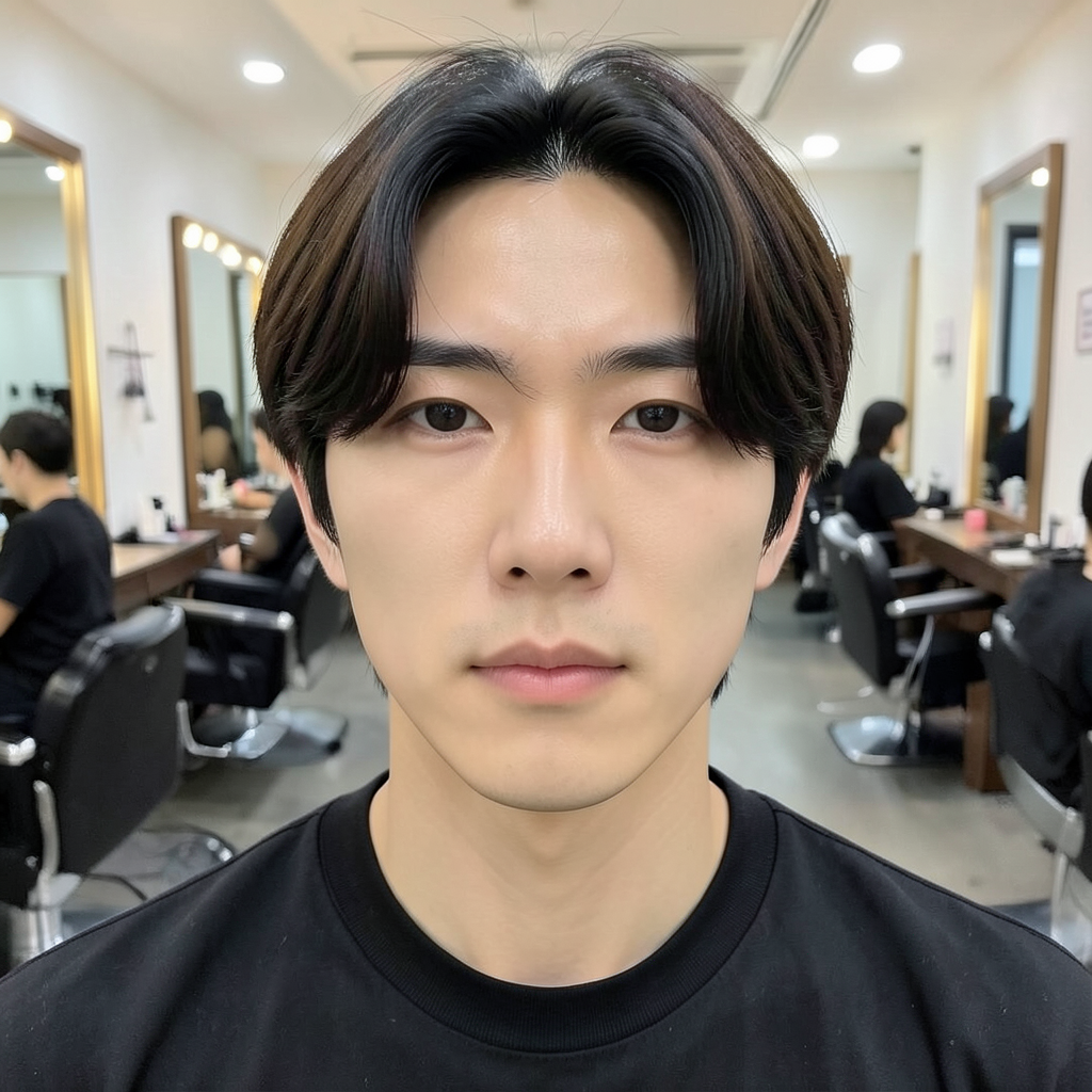 Korean Two-Block Cut With a Soft Fringe