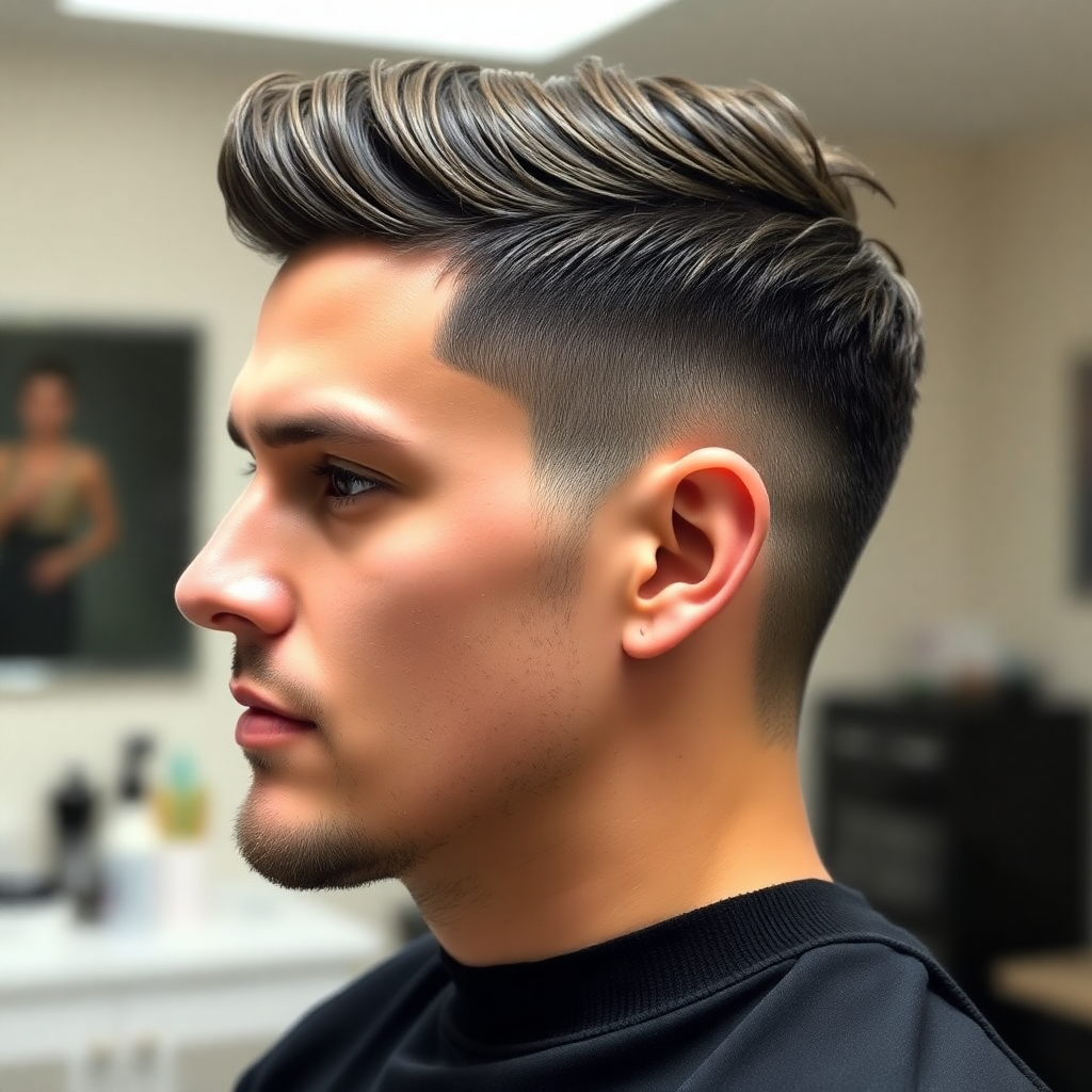 Textured French Crop With Low Fade