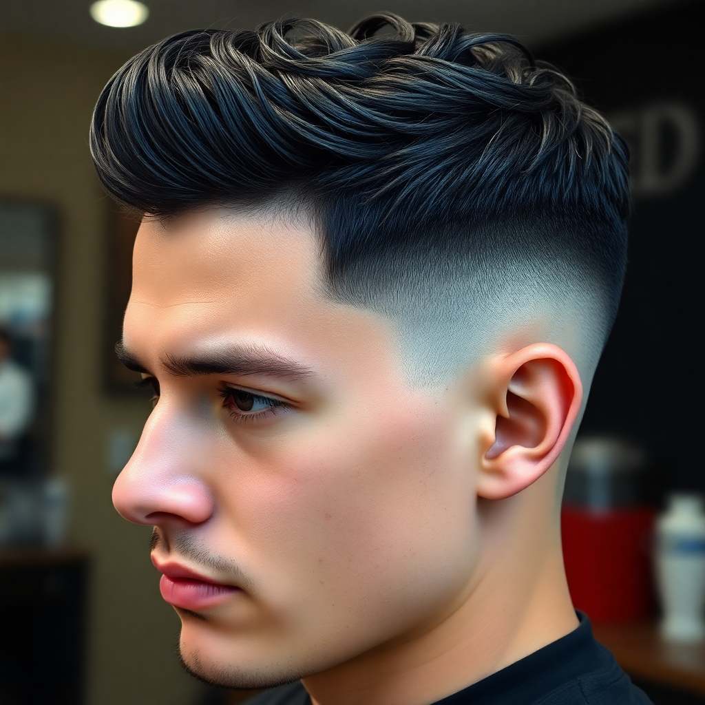 High Skin Fade French Crop