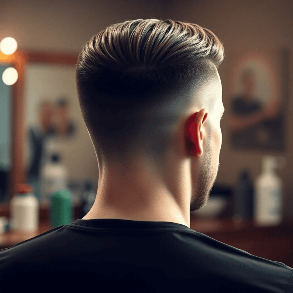 French Crop With Drop Skin Fade