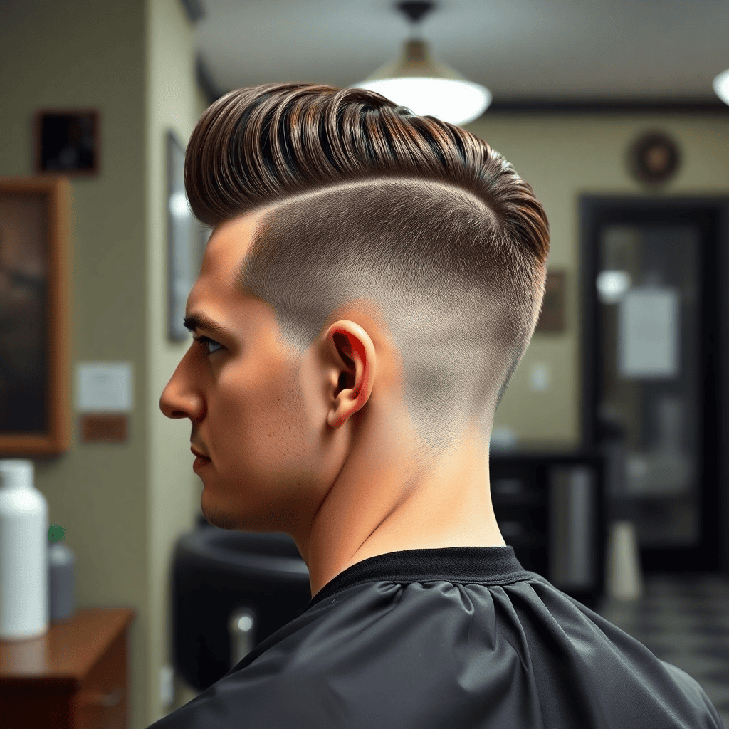 Soft Slick Back With Natural Volume
