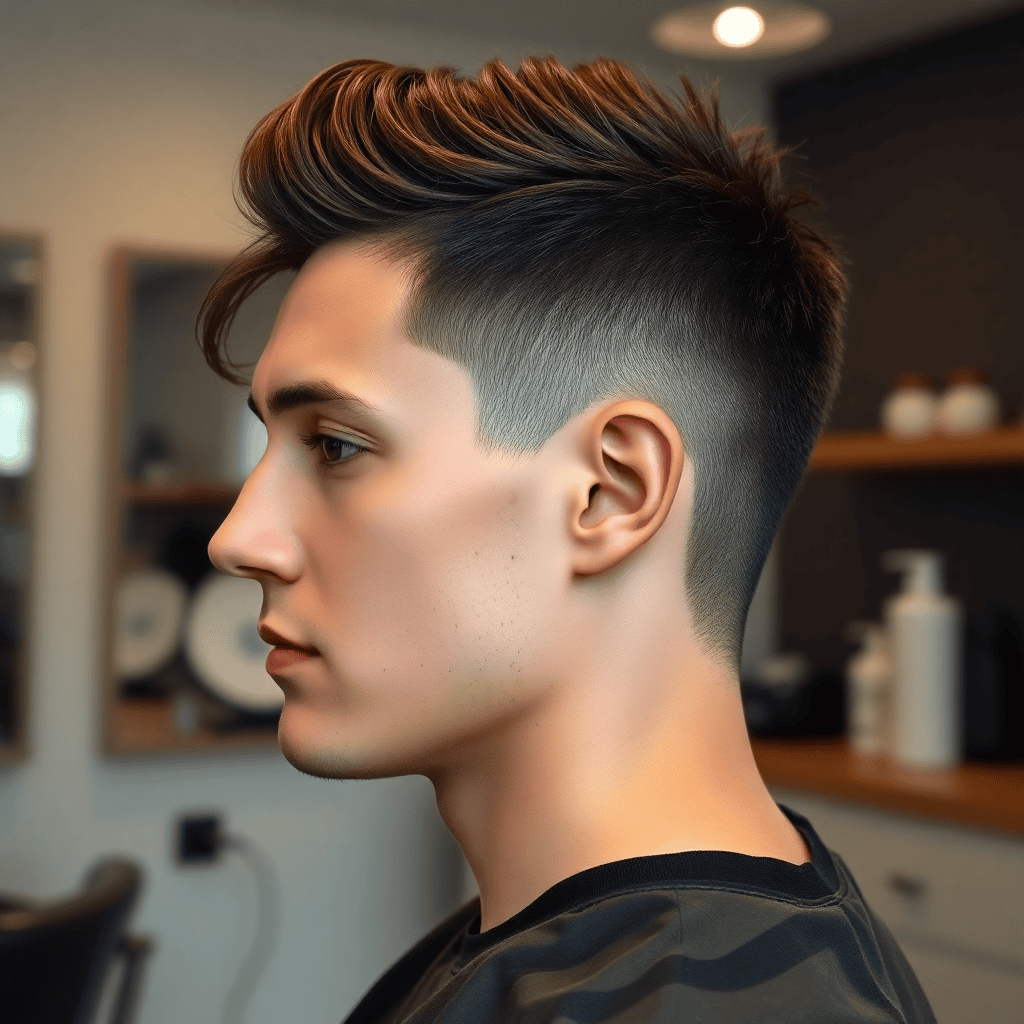Baby Mullet With a Low Taper