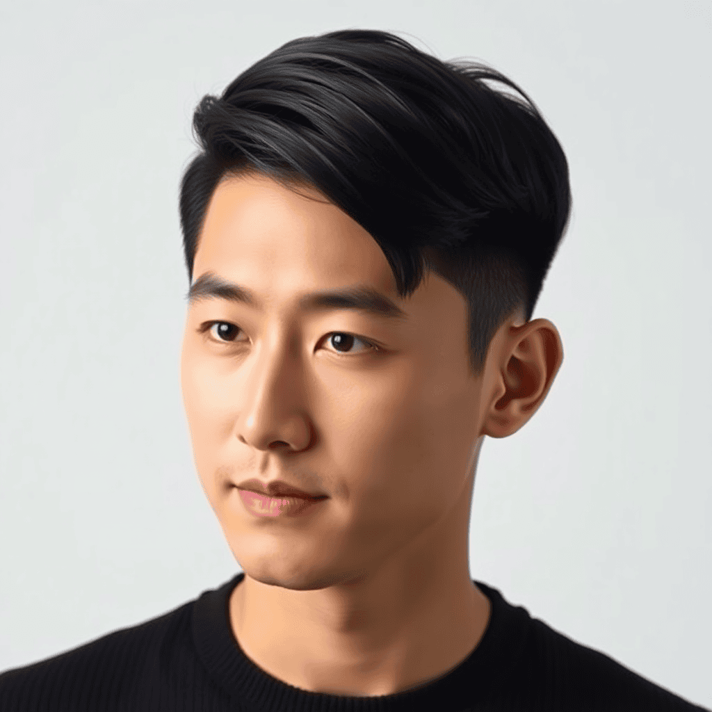 Korean 60/40 Part With Smooth Volume