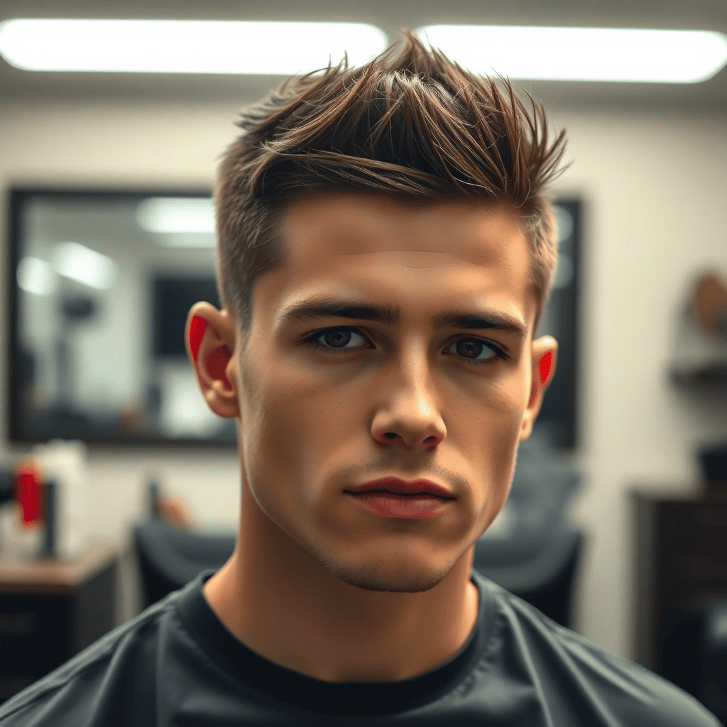 Short Choppy Wolf Cut With a Low Taper