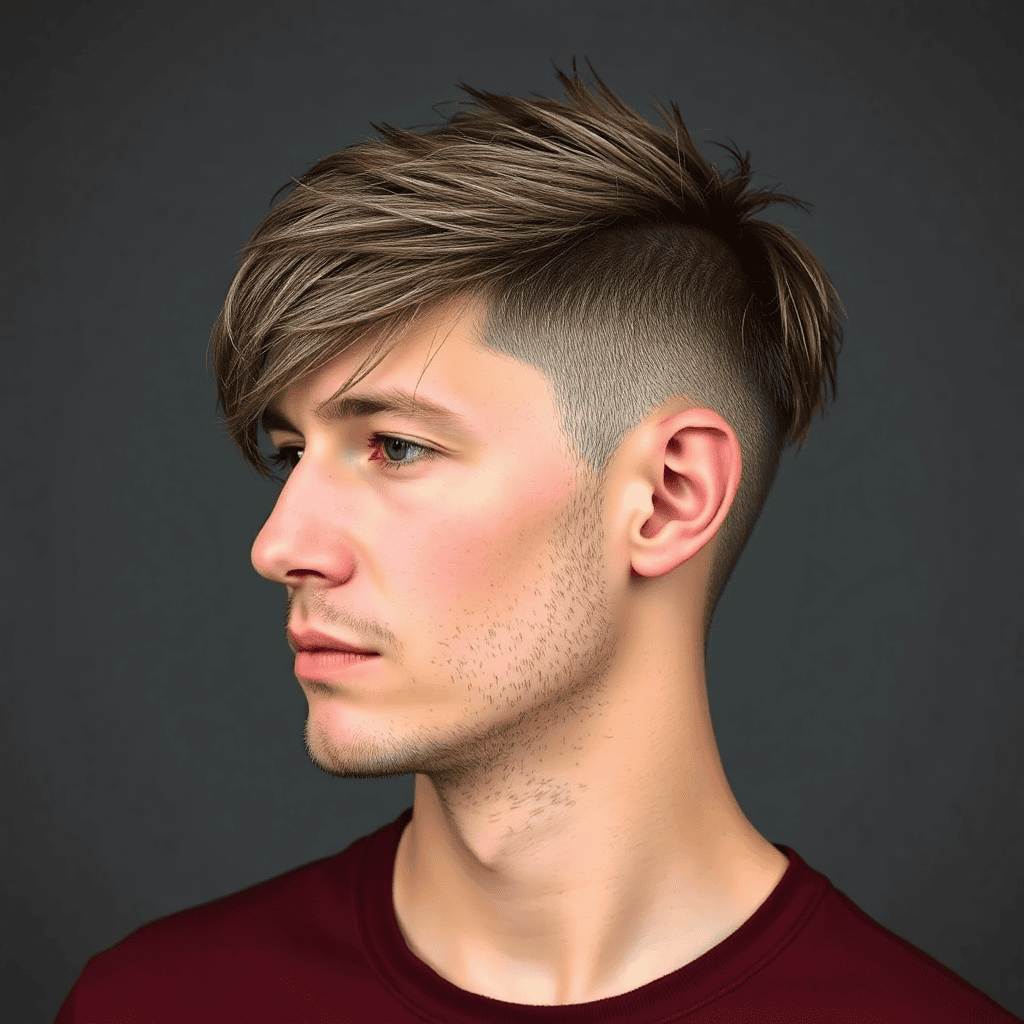Wolf Cut With a Disconnected Undercut