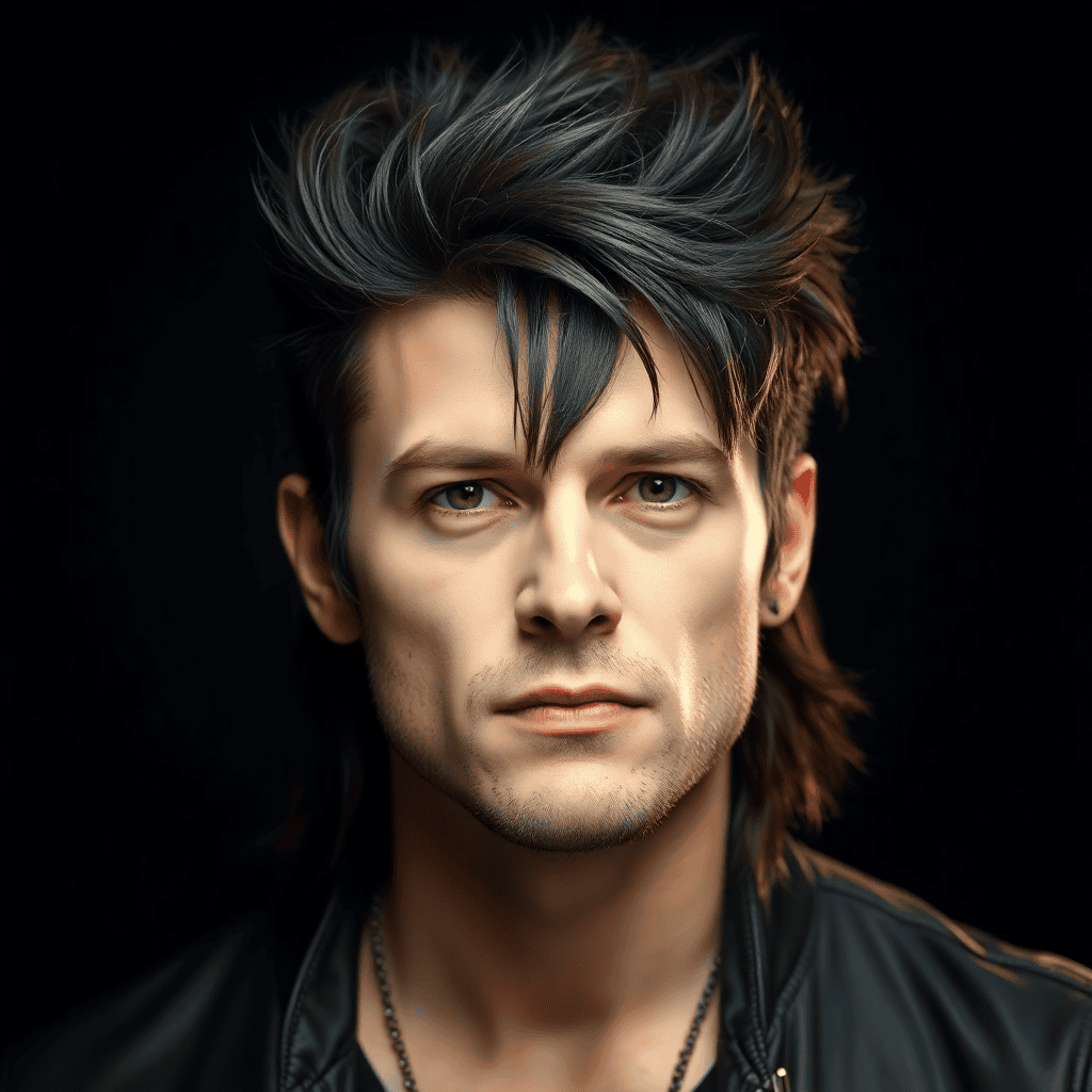 Extra-Long Rocker Wolf Cut With Wispy Ends