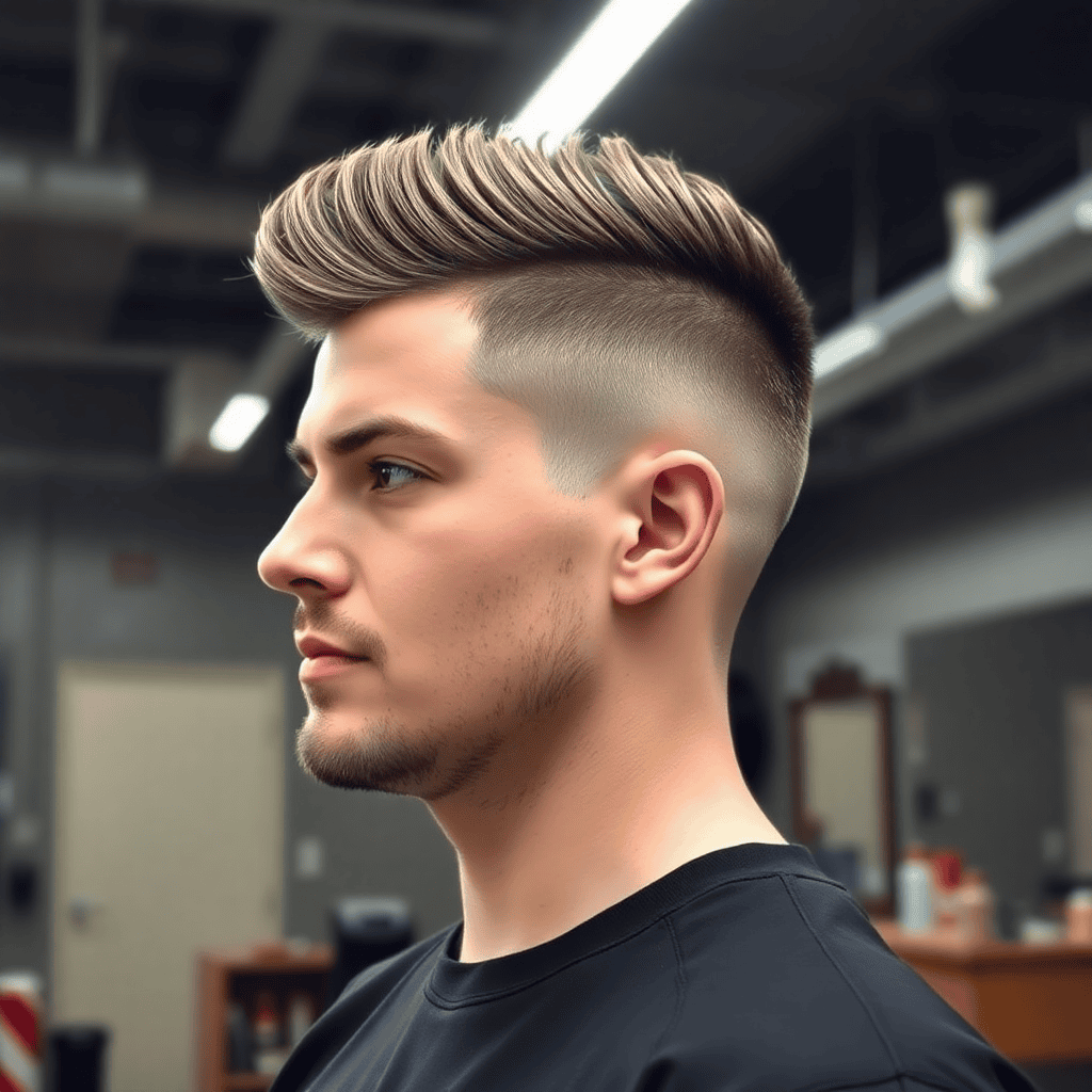 Disconnected Undercut Quiff