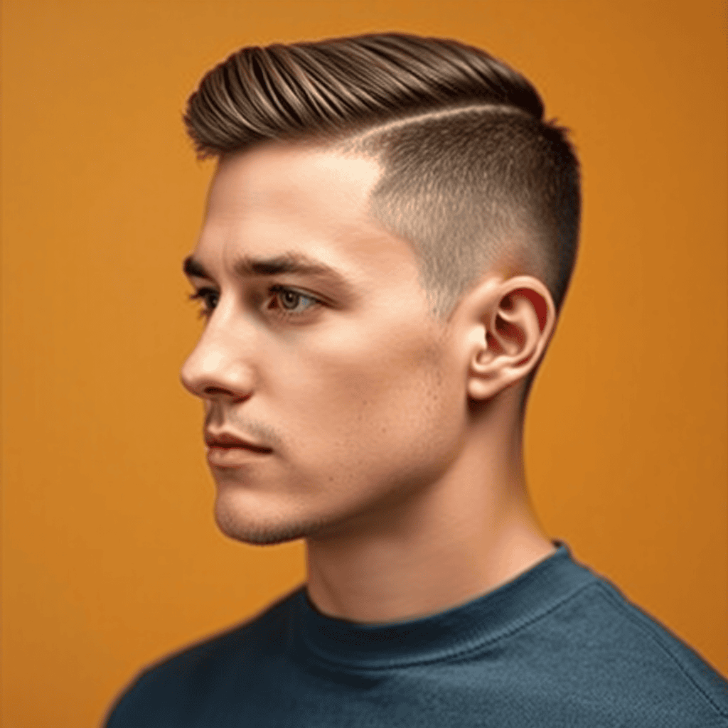Short Side-Parted Undercut