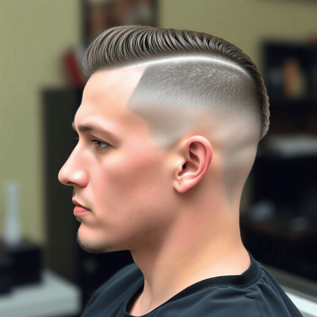 Hard-Part Undercut With a Clean Comb-Over
