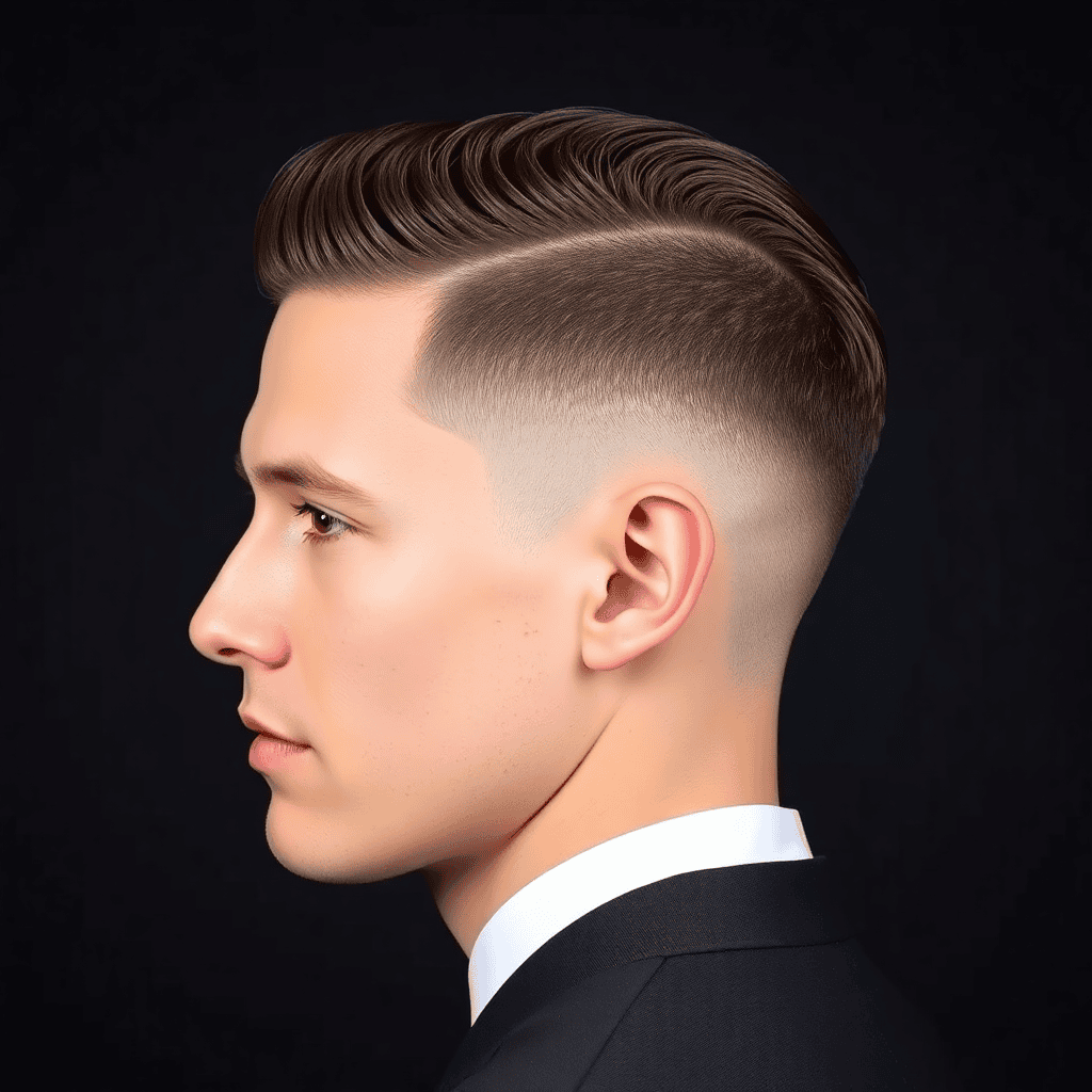 Wet-Look Slicked Undercut