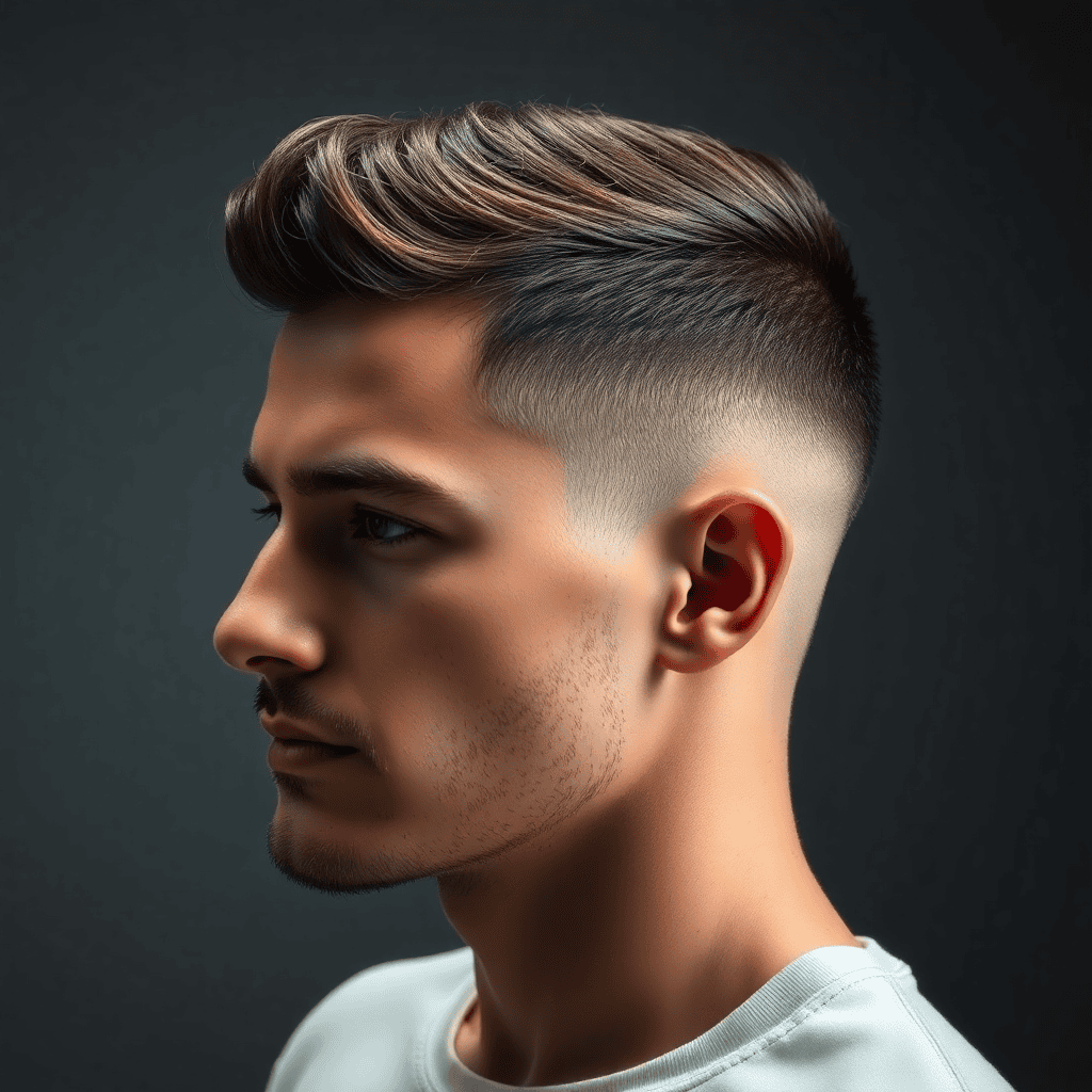Classic Pompadour Undercut