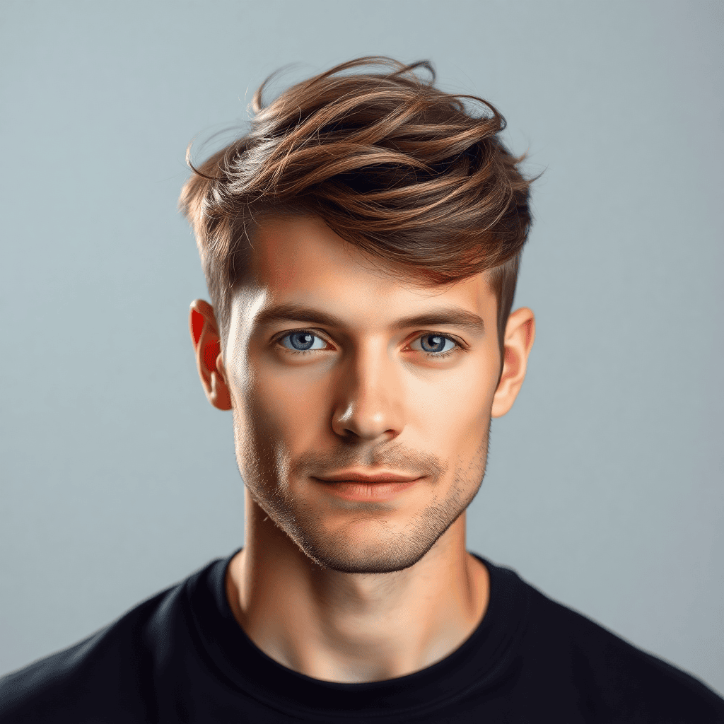 Wavy Side-Swept Undercut