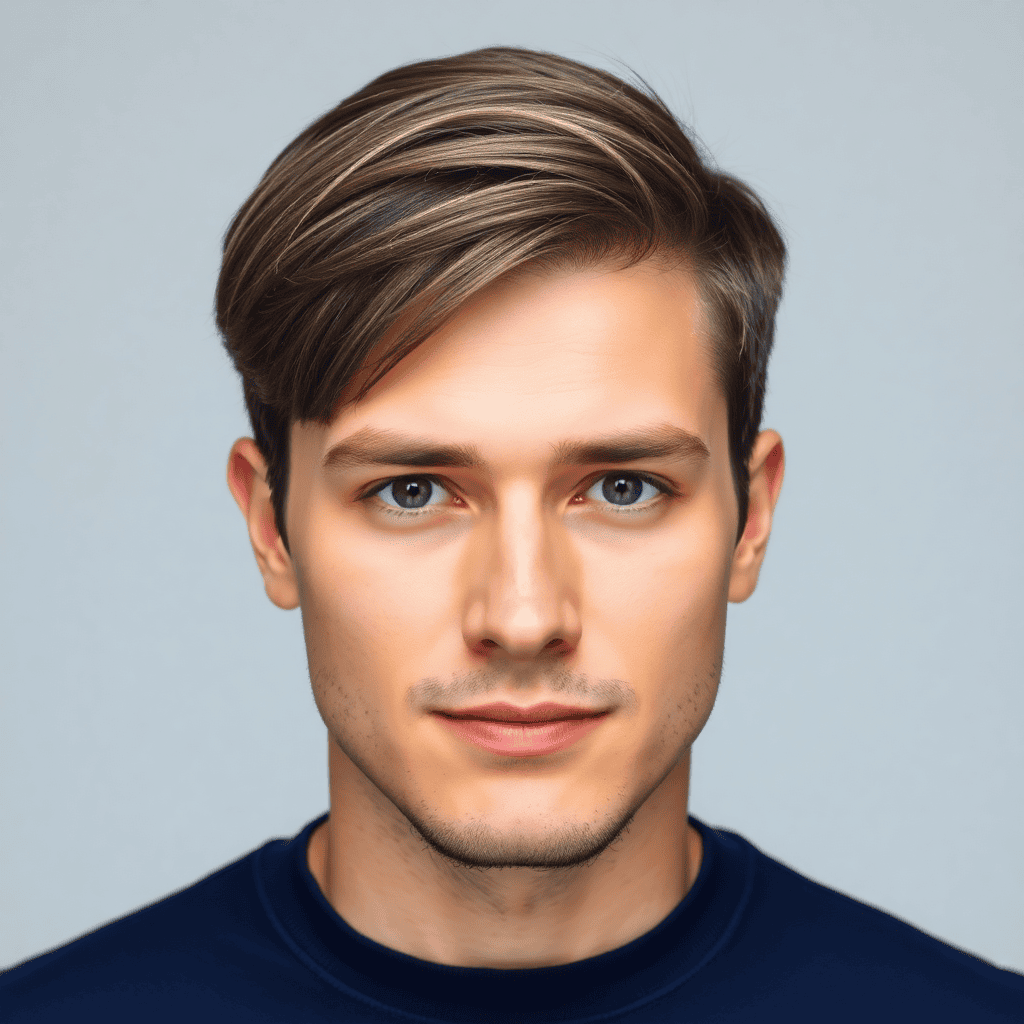 Side-Swept Fringe Undercut