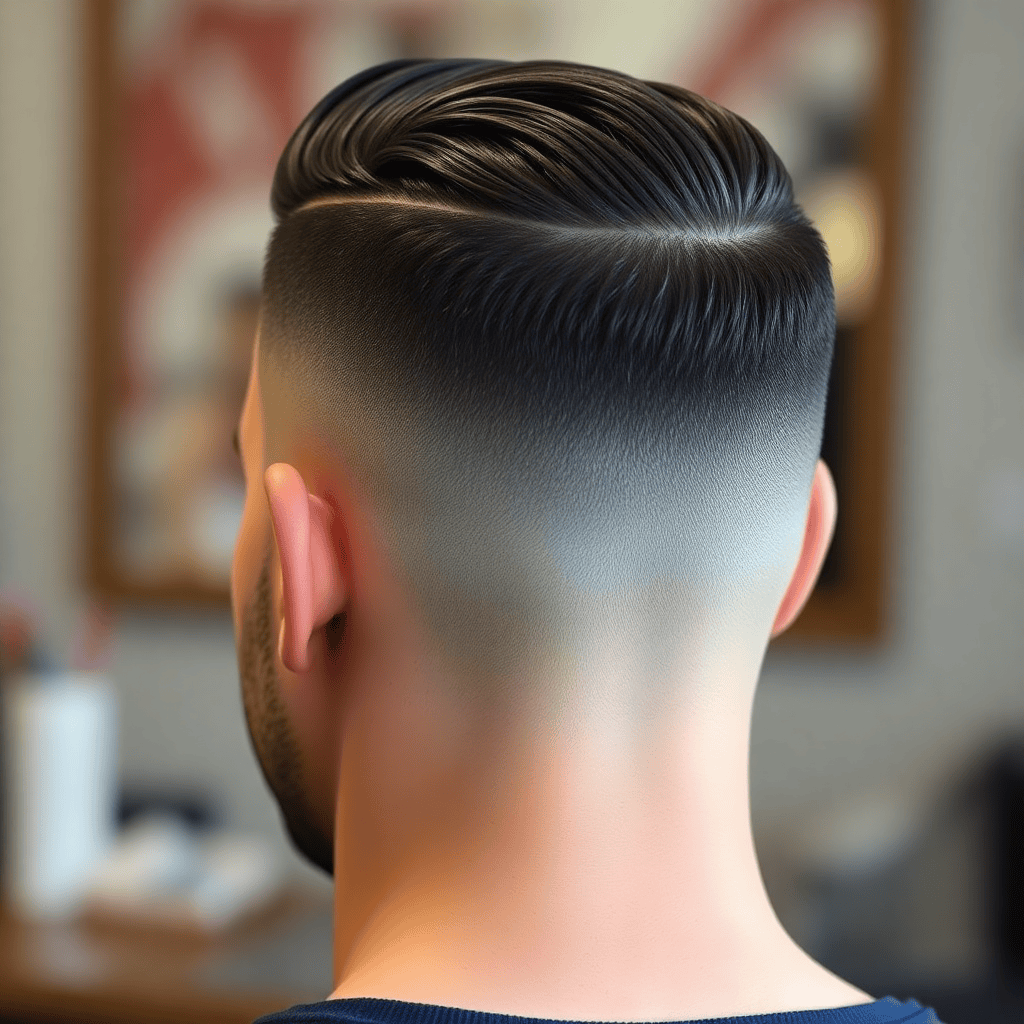Textured Crop With Drop Skin Fade