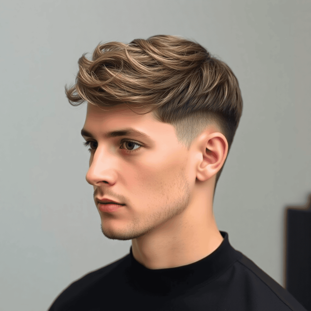 French Crop With Broken Wavy Fringe
