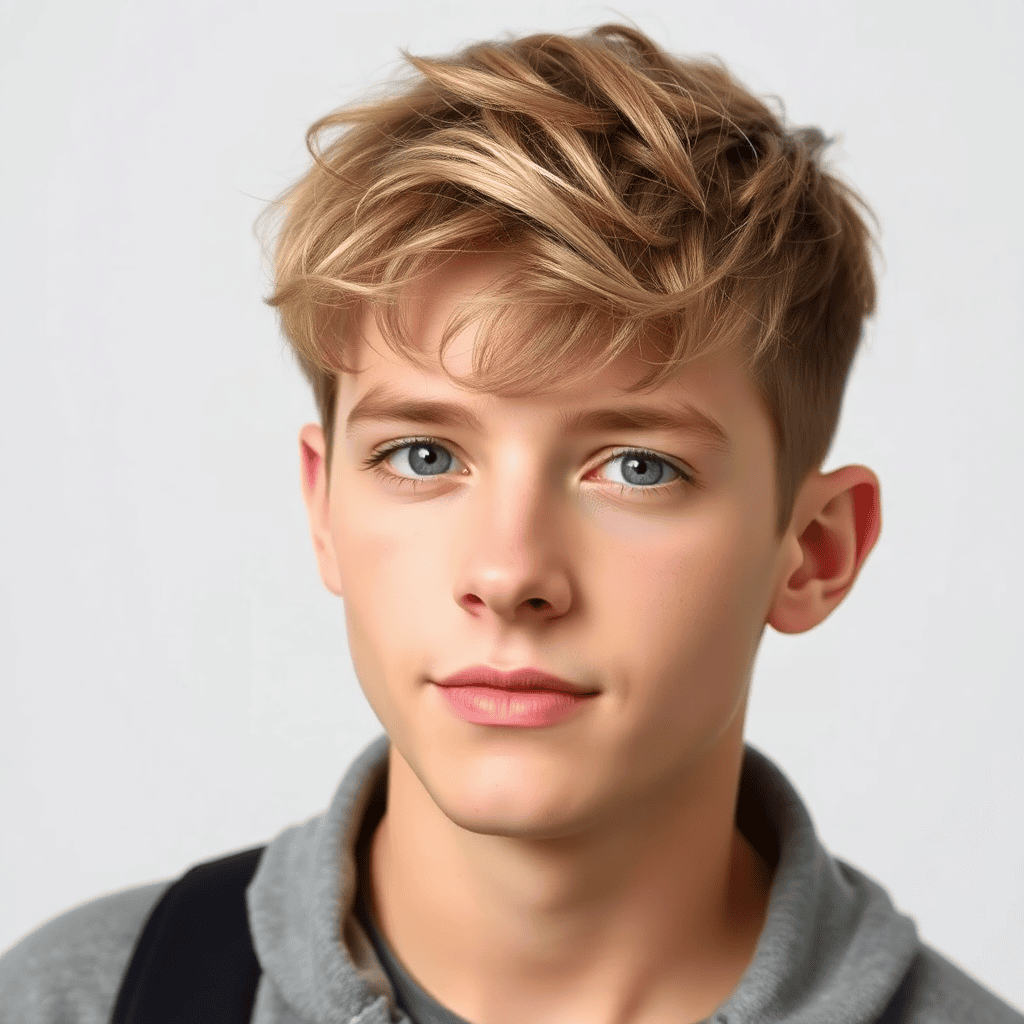 Tousled Wavy Fringe With Layered Sides
