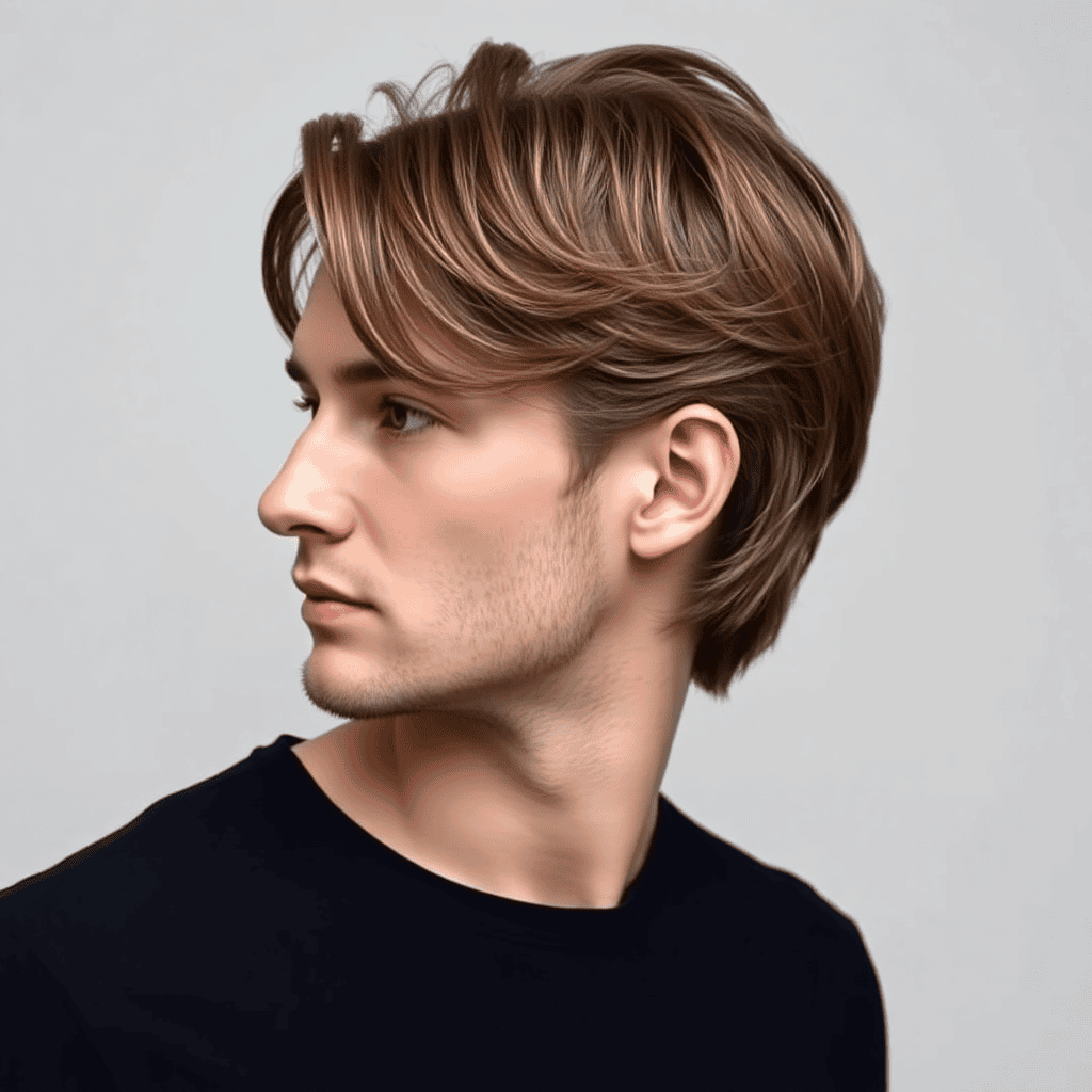 Wavy Bro Flow With Brushed-Back Front