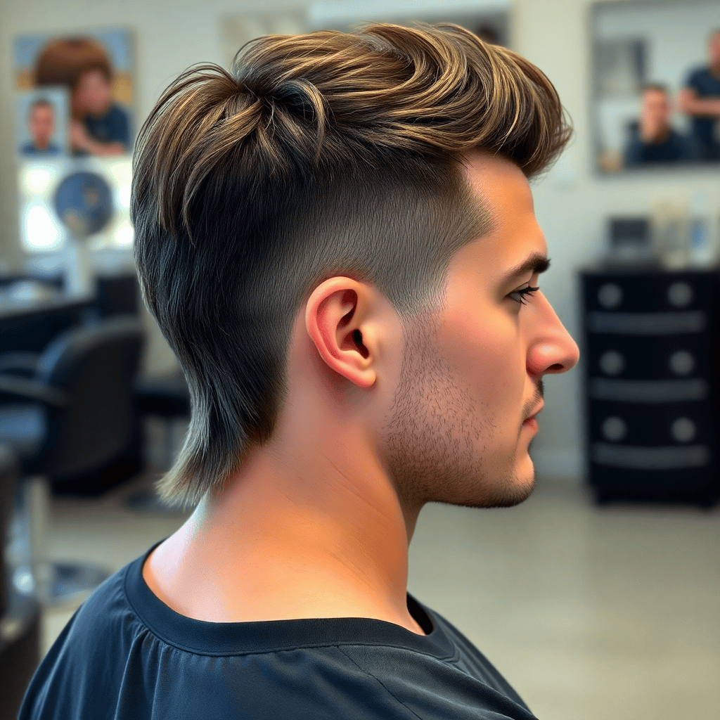 Modern Soft Mullet With Wavy Texture