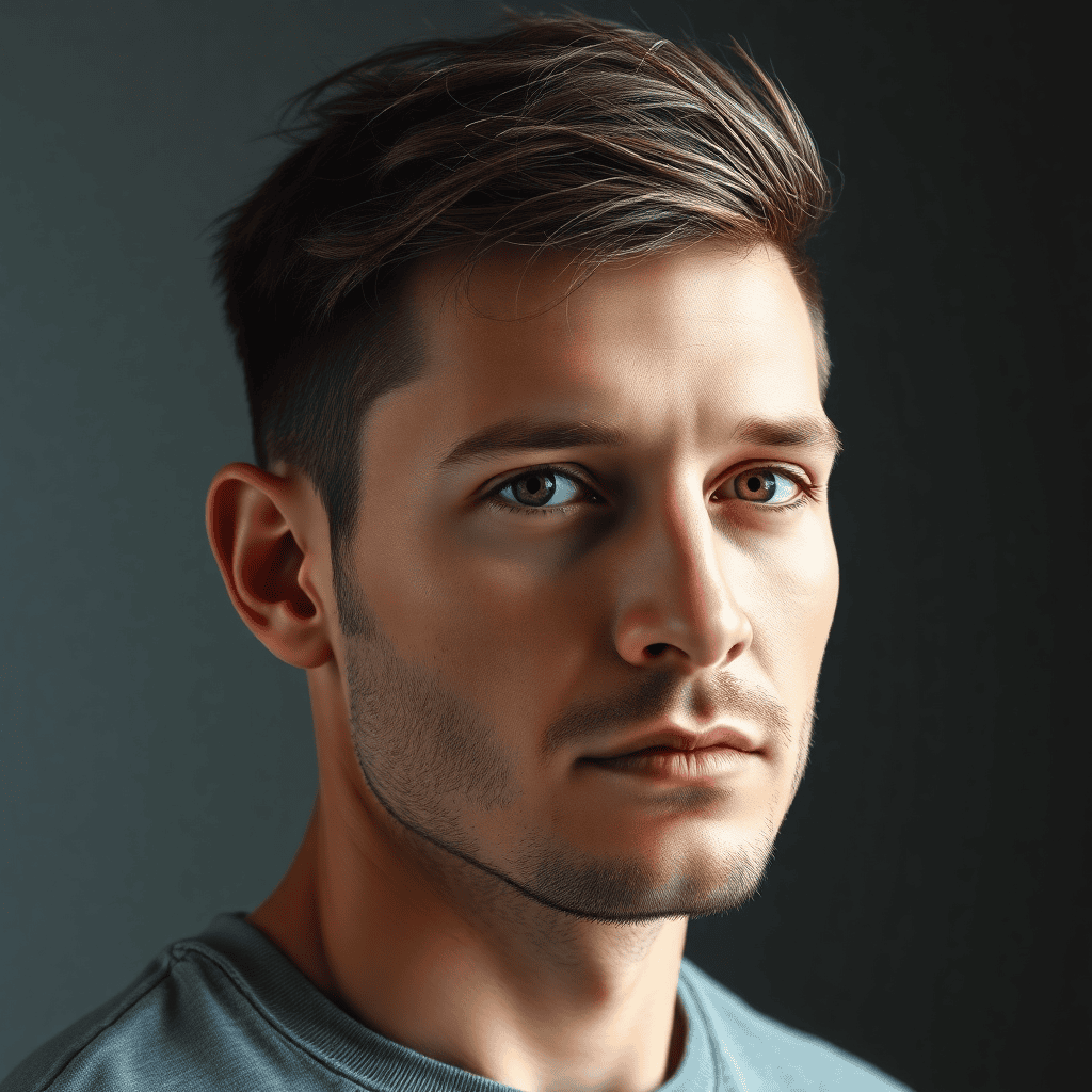 Low Drop Taper With a Messy Textured Top