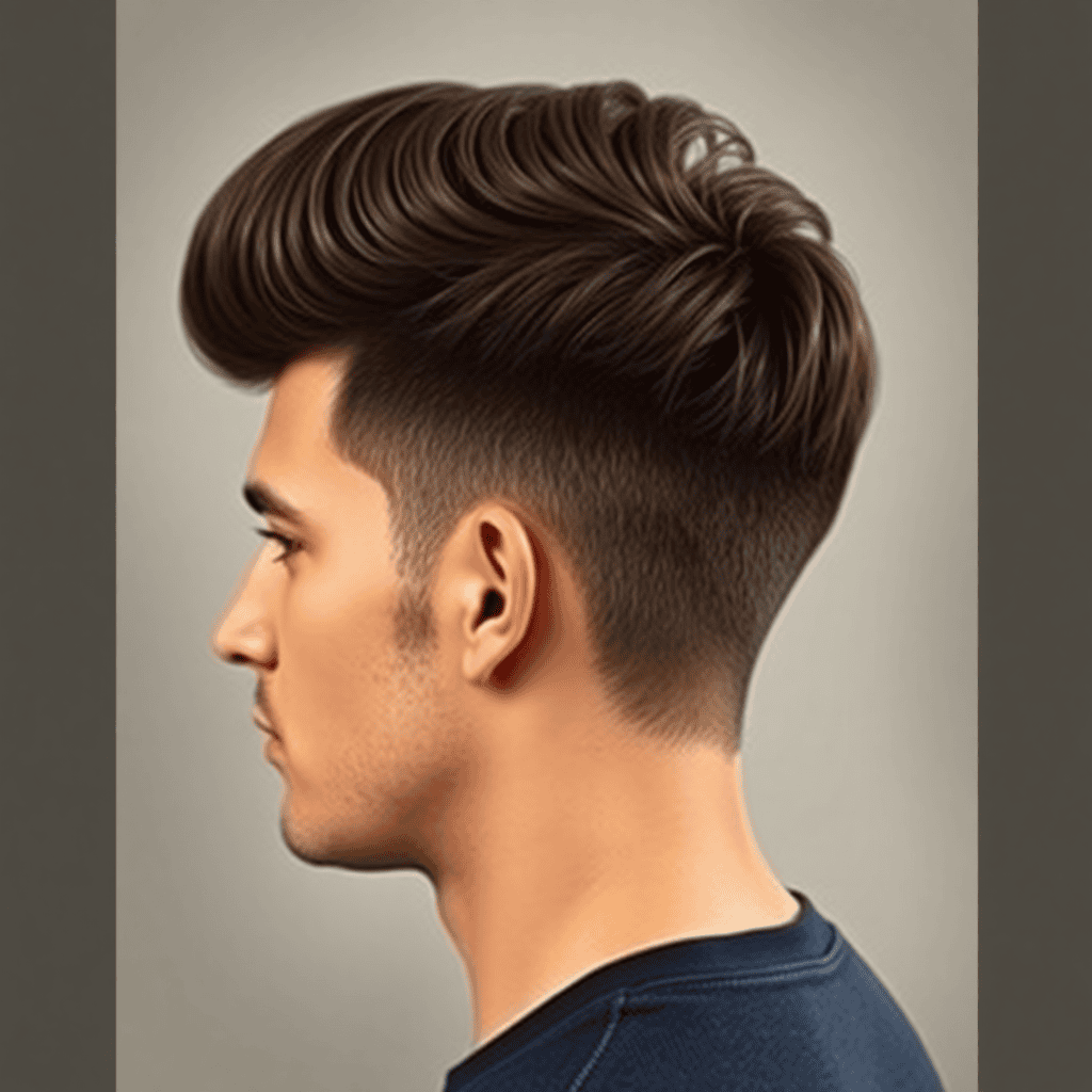 Classic Side Part With a Low Fade