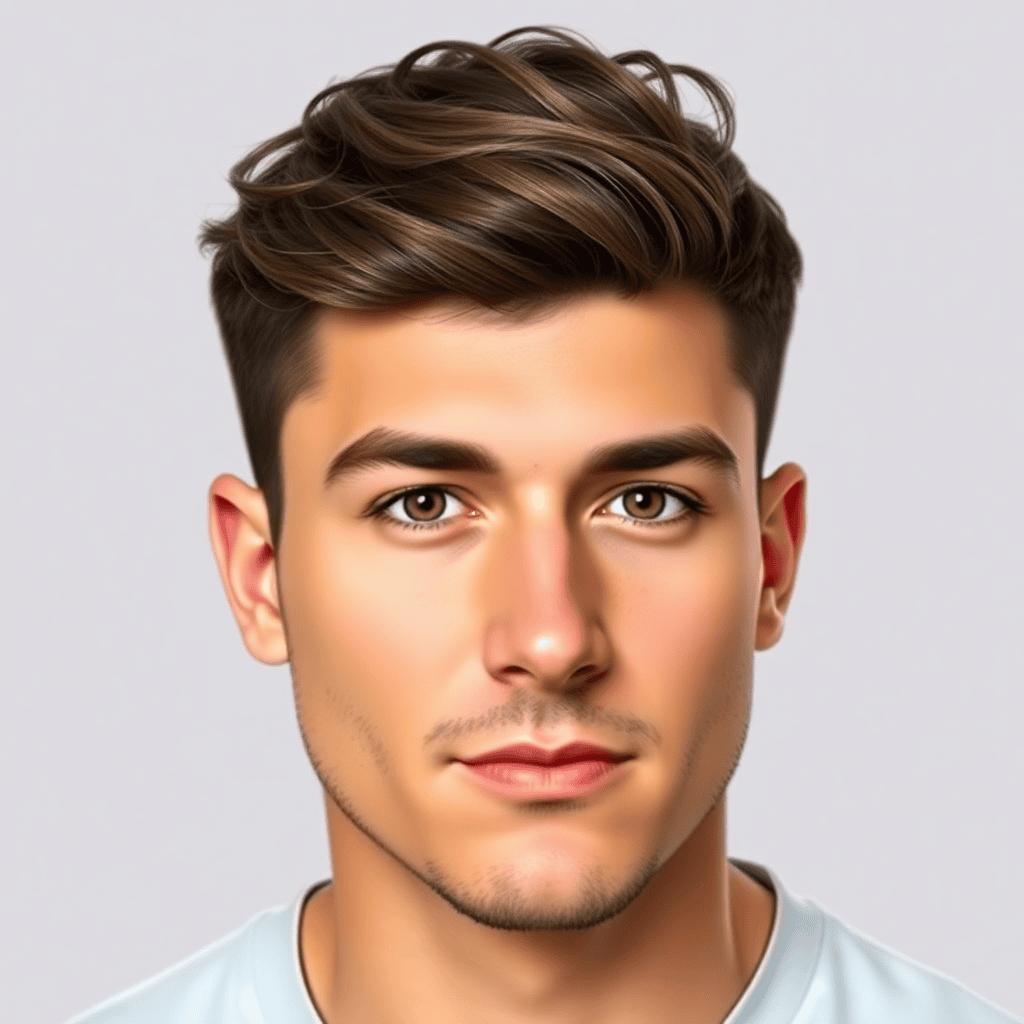 Classic Side Part With a Low Fade