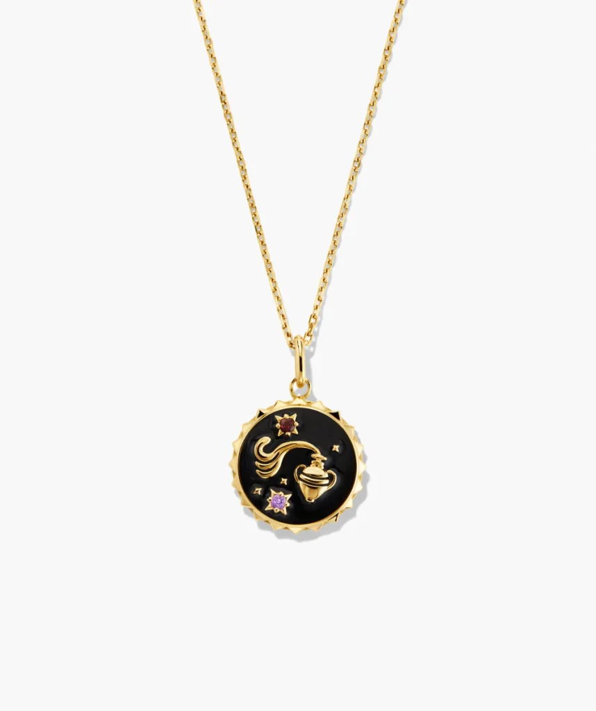 Mejuri Zodiac Pendant Necklace