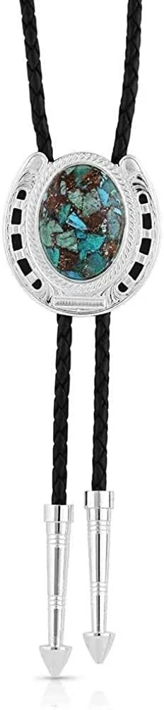 Montana Silversmiths The Pioneer’s Turquoise Bolo Tie