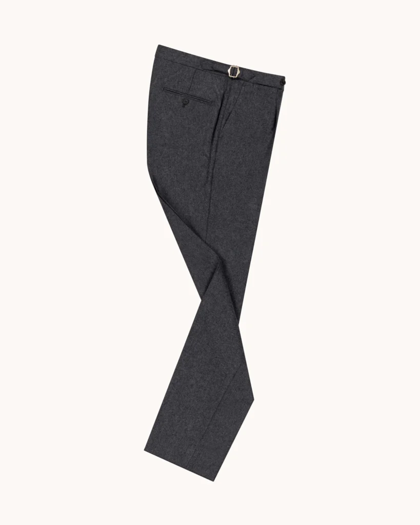 Best Grey Flannel Trousers for Men with Timeless Tailored Drape