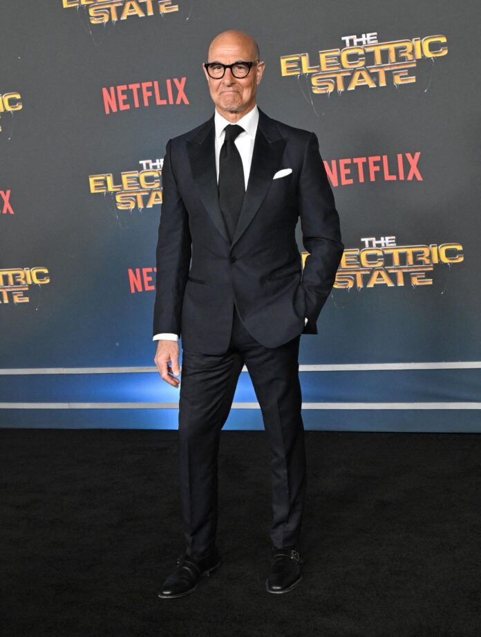Stanley Tucci - Designer Suits, Casual Layers and Modern Grooming Style