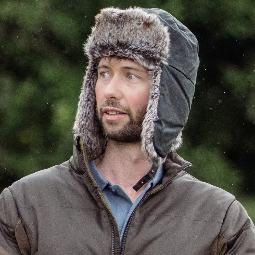 Next Camel Faux Fur Trapper Hat