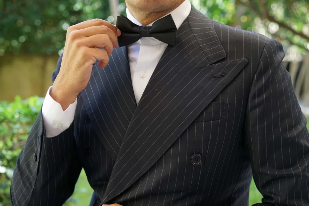 OTAA Bond Black Velvet Bow Tie
