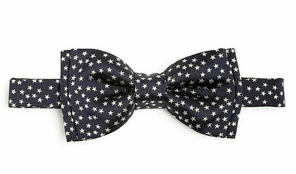 Paul Smith Black Pre-Tied Silk Bow Tie