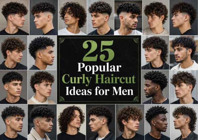 Popular Curly Haircut Ideas for Men