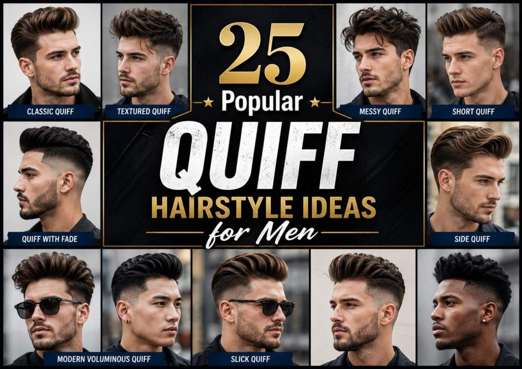 Popular Quiff Hairstyle Ideas for Men
