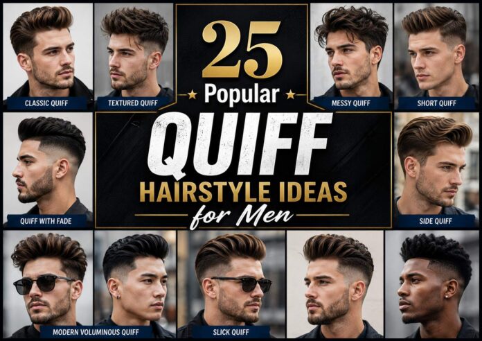 Popular Quiff Hairstyle Ideas for Men