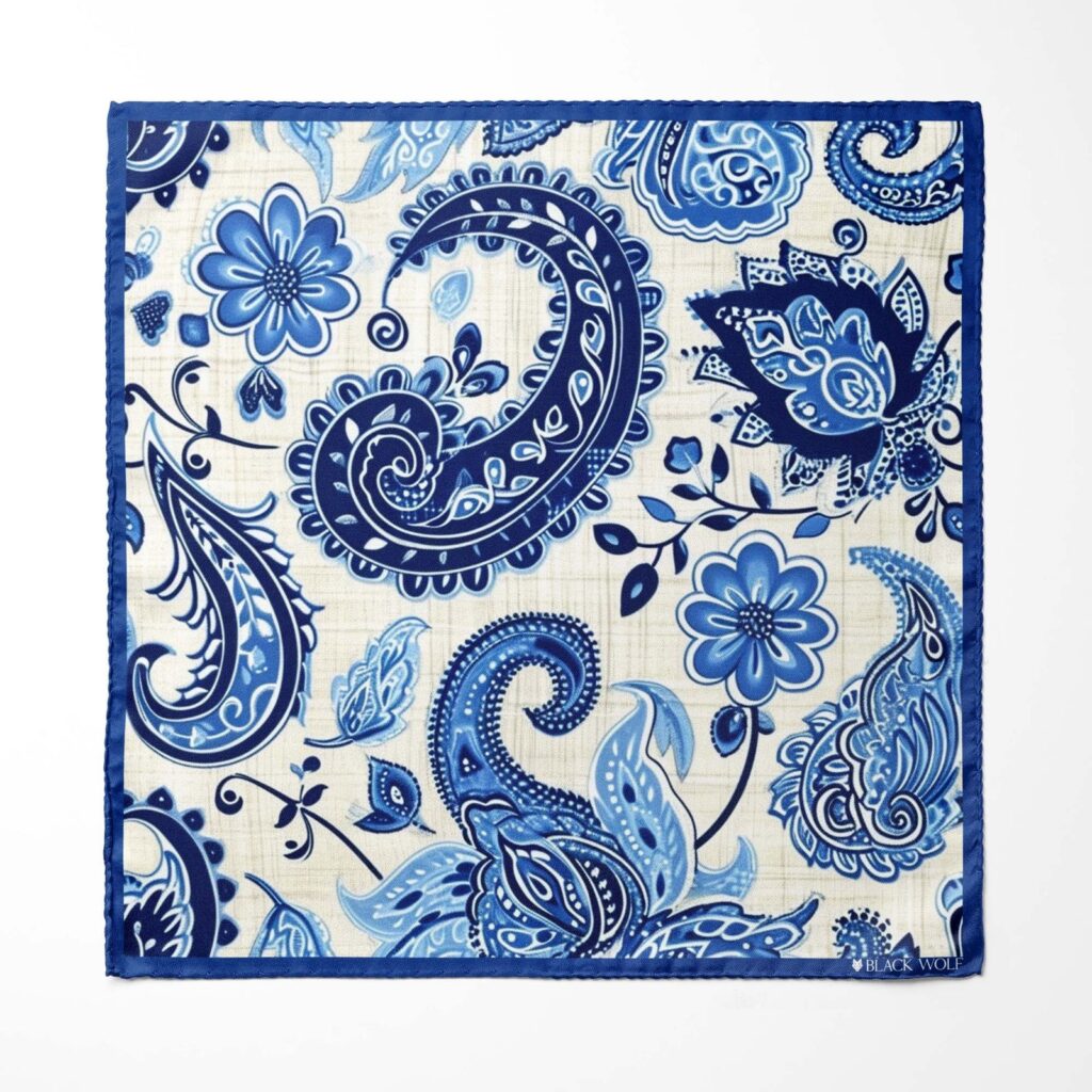 Ralph Lauren Paisley Silk Pocket Square — Best for Timeless Pattern