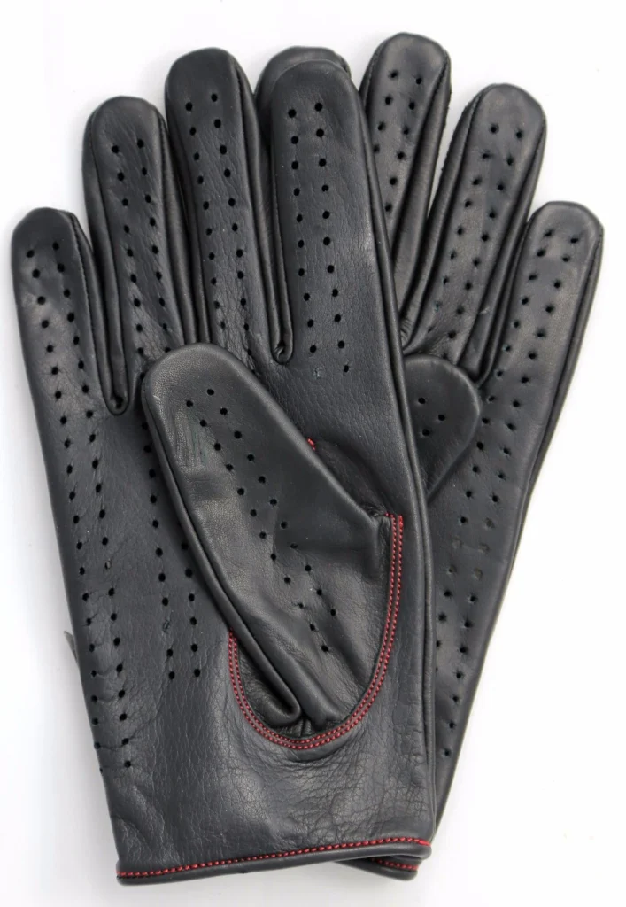 Riparo Perforated Full-Finger Leather Driving Gloves — Best Classic Bargain