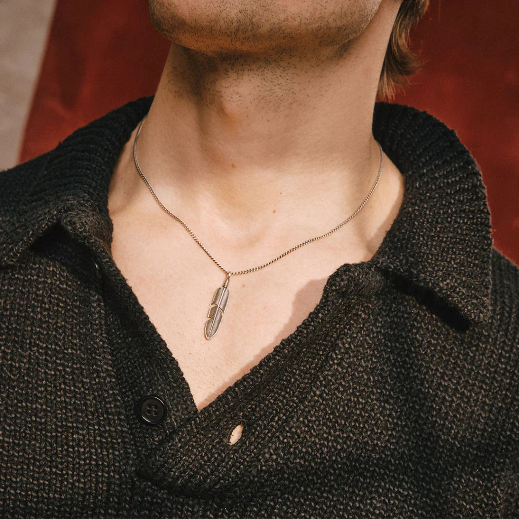 Serge DeNimes Silver Chrysler Necklace