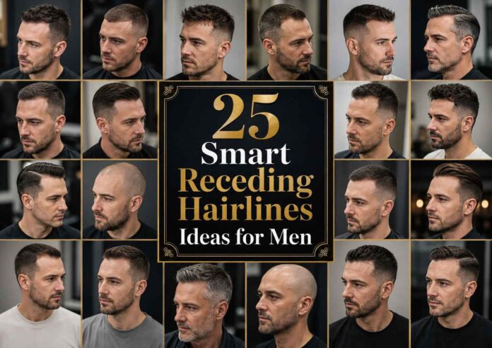 Smart Receding Hairlines Ideas for Men