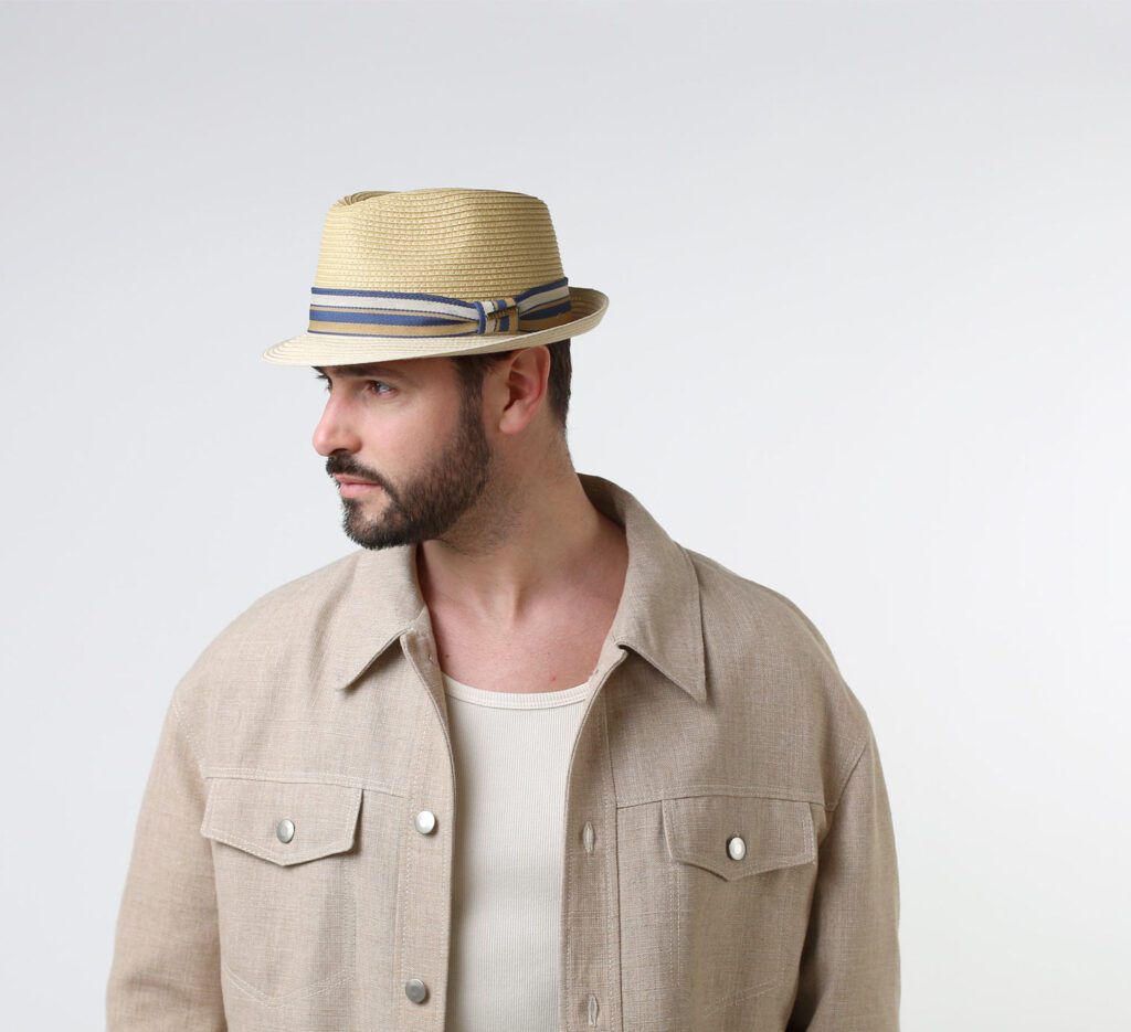 Stetson Yescott Raffia Straw Trilby — Best Relaxed Texture