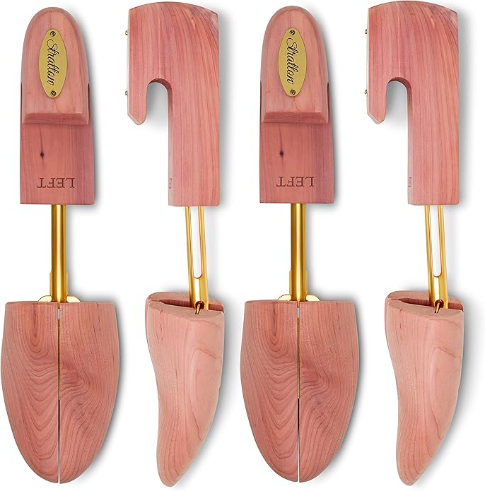 Stratton Men’s Adjustable Split-Toe Cedar Shoe Tree — Best for Versatile Fit