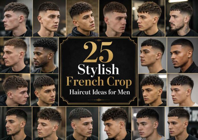 Stylish French Crop Haircut Ideas for Men