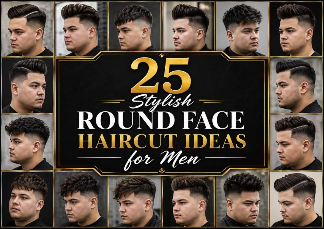 Stylish Round Face Haircut Ideas for Men