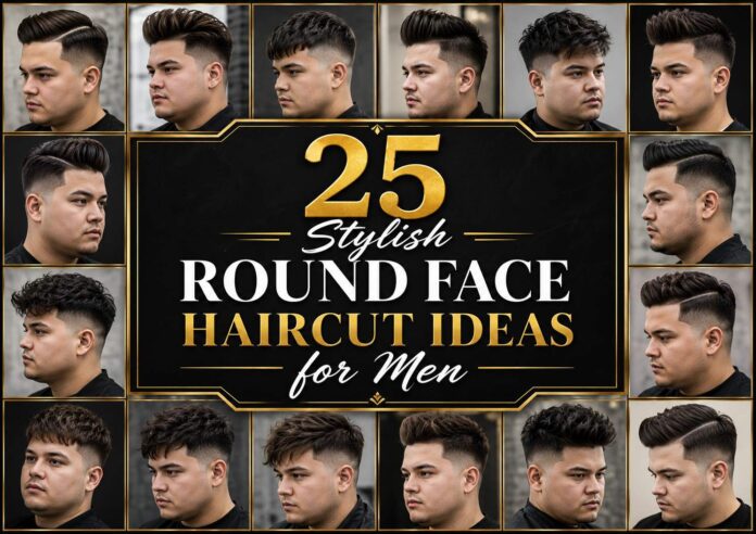 Stylish Round Face Haircut Ideas for Men
