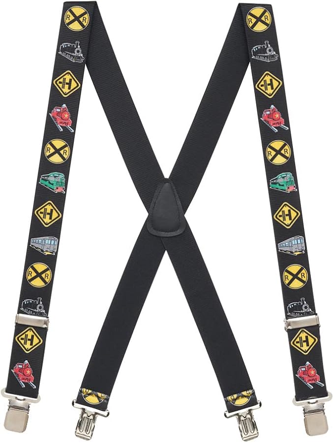 SuspenderStore 1.5-Inch Wide Construction Clip Suspenders